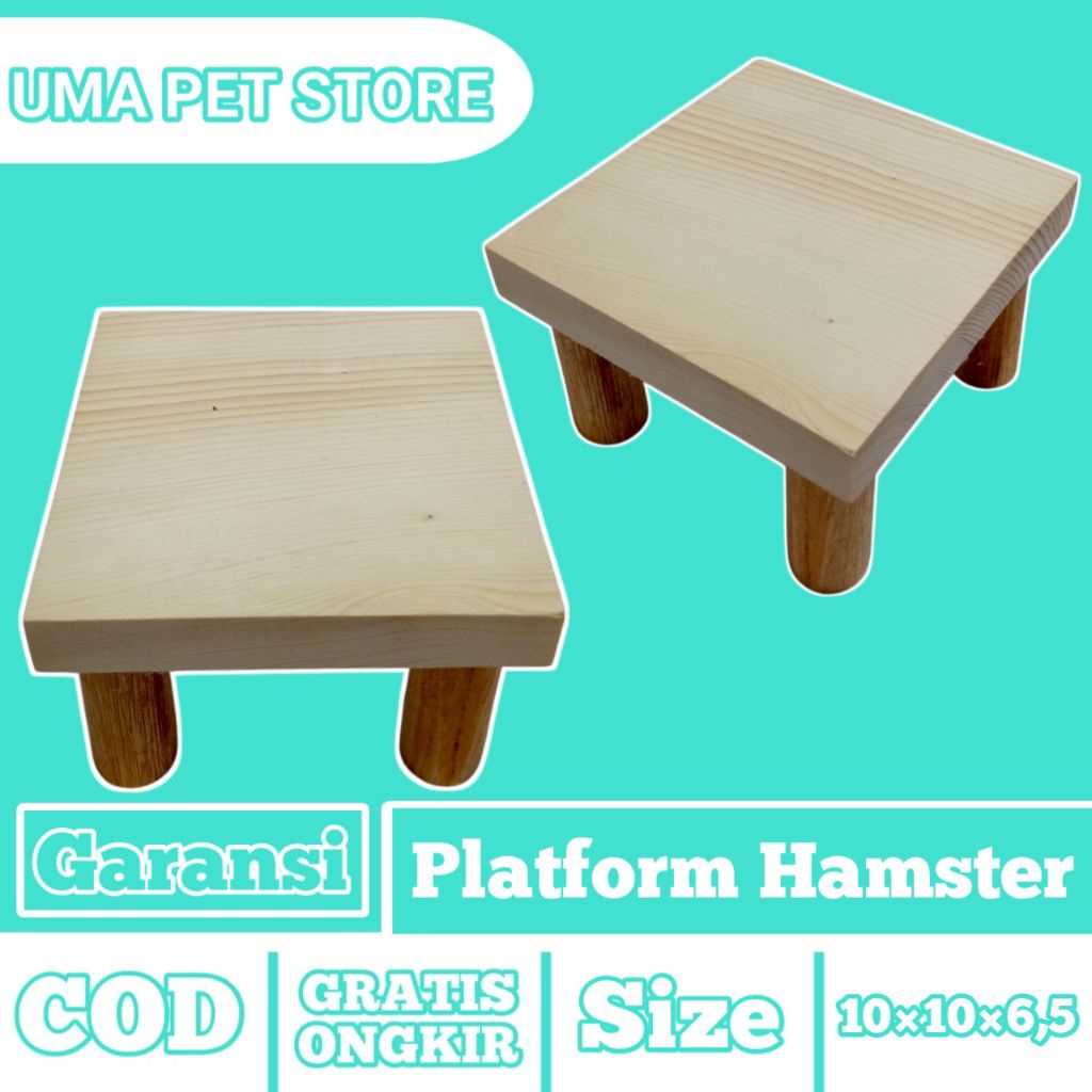 Platform Hamster Kayu Jati Belanda | Meja Hamster Kayu Jati Belanda