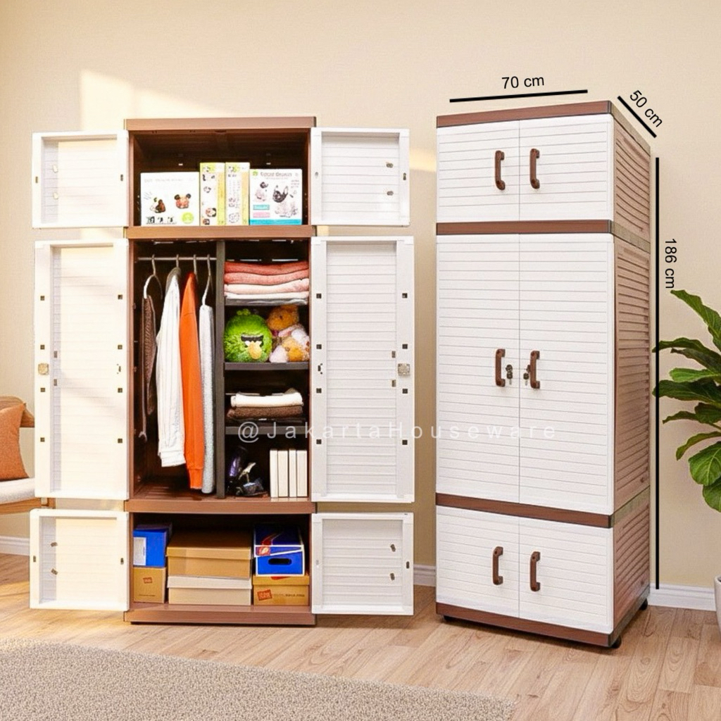 Lemari Pakaian Gantung JUMBO CLUB Lemari Plastik Besar Kokoh