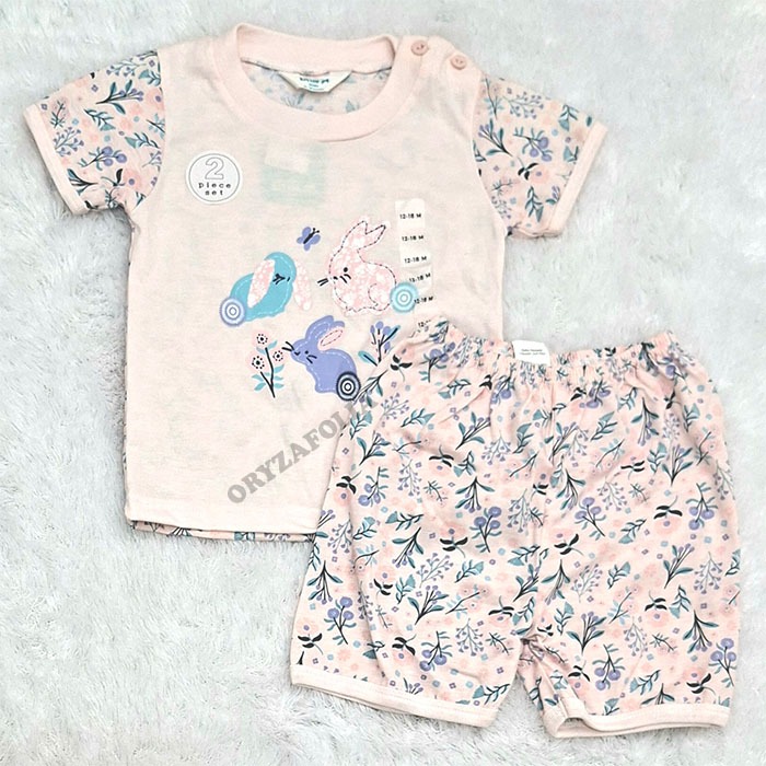 Baju Bayi dan Anak Perempuan Setelan Motif Lucu