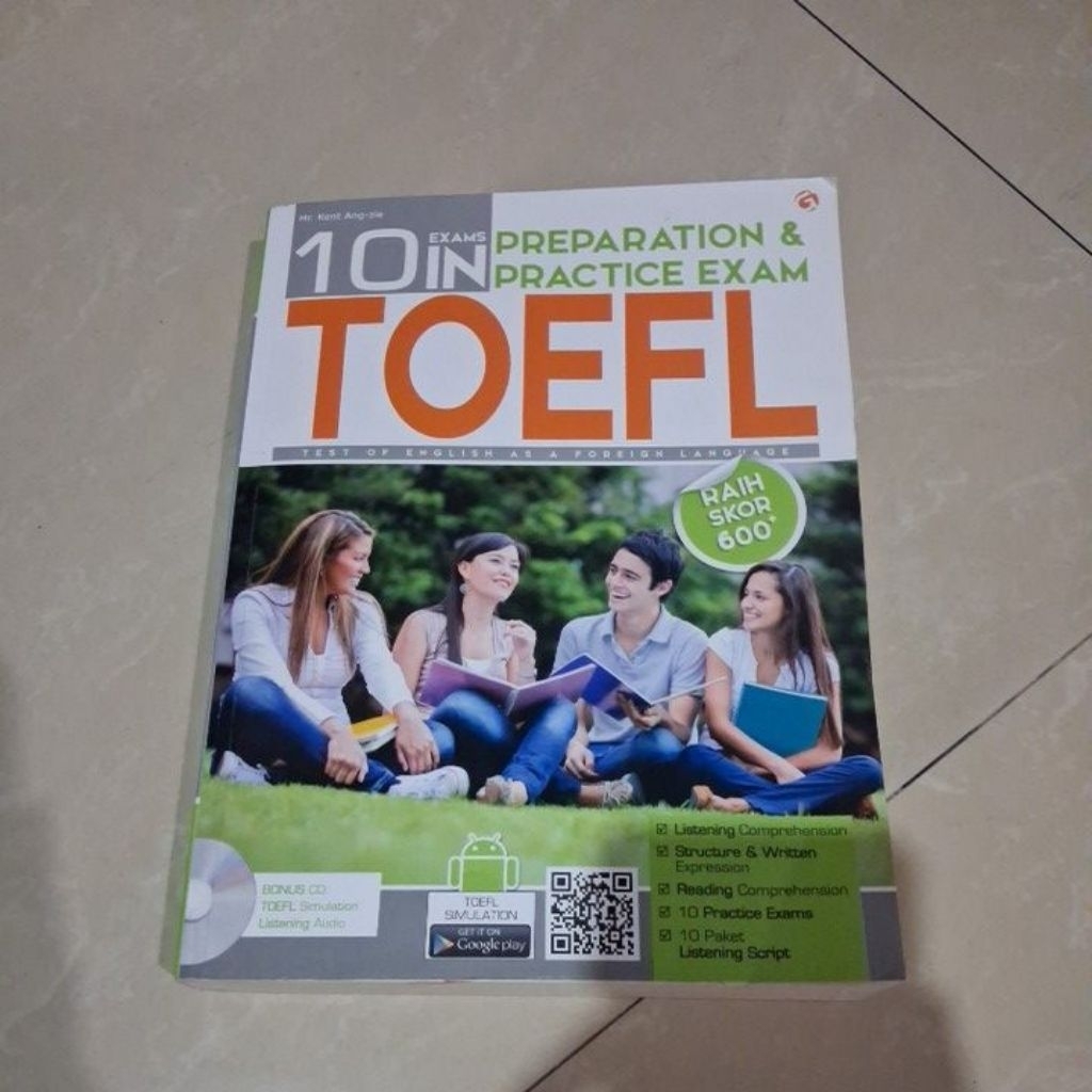 preloved buku toefl
