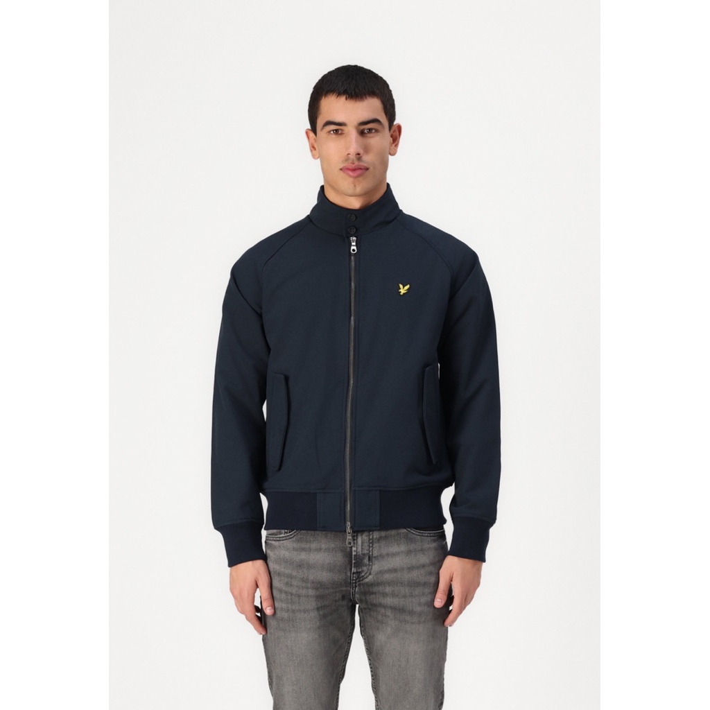 Lyle And Scott Softshell Harrington Jacket In Navy