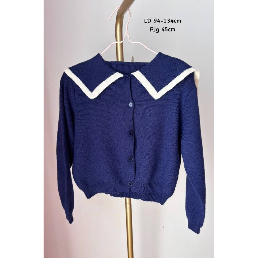 PL Sailor Collar Cardigan