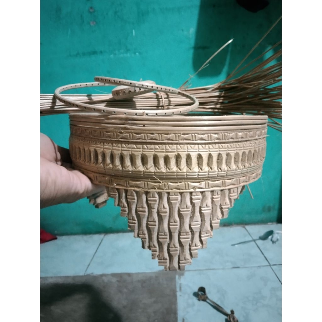 sangkar burung kecil cukit bambu halusan berbagai jenis ukuran