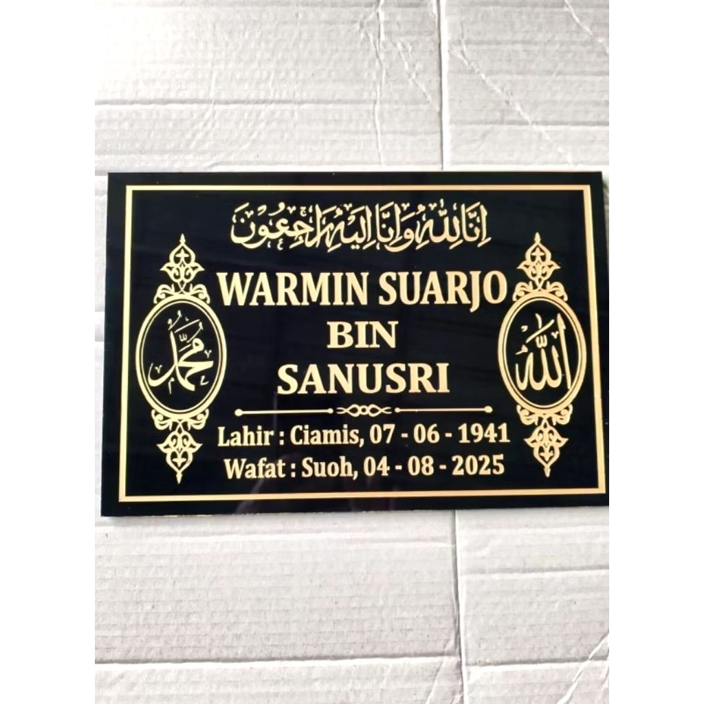 BATU NISAN KUBURAN PATOK MAKAM TANDA MAKAM FULL GRANIT