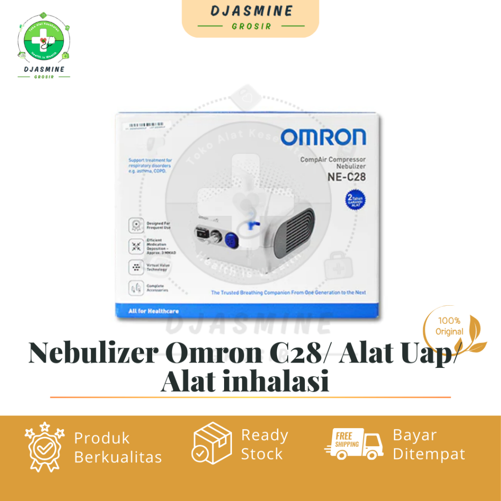 Nebulizer Omron C28/ Alat Uap/ Alat inhalasi