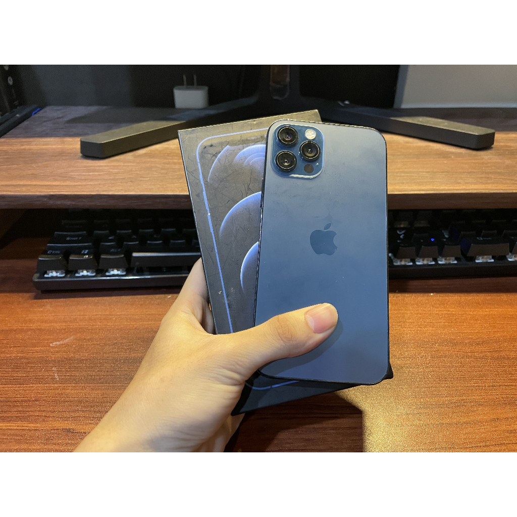 IPHONE 12 PRO PACIFIC BLUE 128 GB INTER ALL OPERATOR SECOND