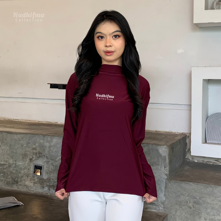 Manset Baju Wanita Lengan Panjang Standar dan Jumbo Daleman Outer Brokat Kondangan