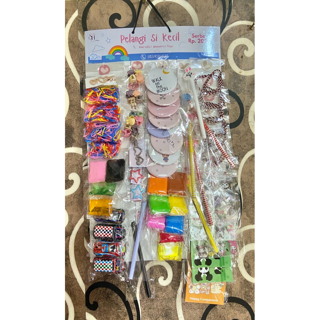 ISI 50PCS AKSESORIS RENCENG SERBA 2000 DESAIN MENARIK