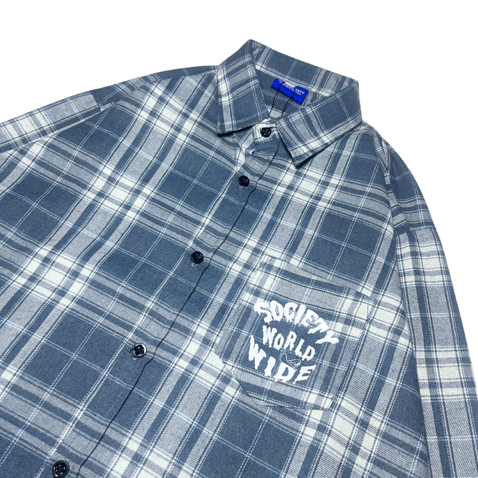 bestpromo kubik society flanel veterano - veterano blue worldwide