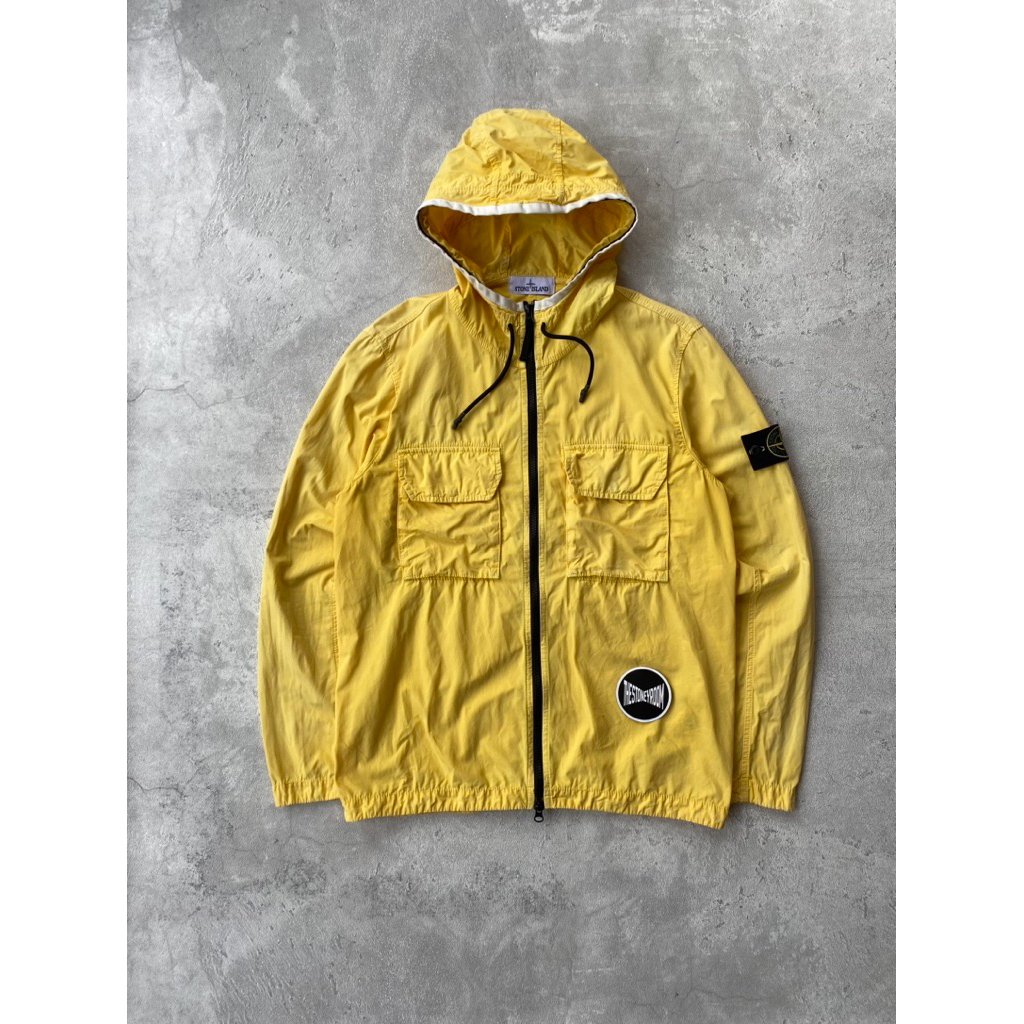 Stone Island Overshirt Hoodie Canvas 100% Original