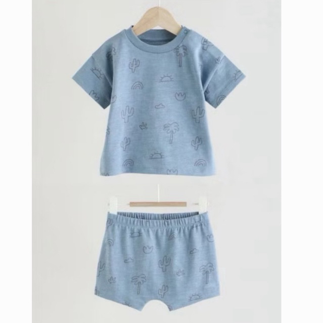 READY‼️ Set pendek kaktus next baby size 1824month