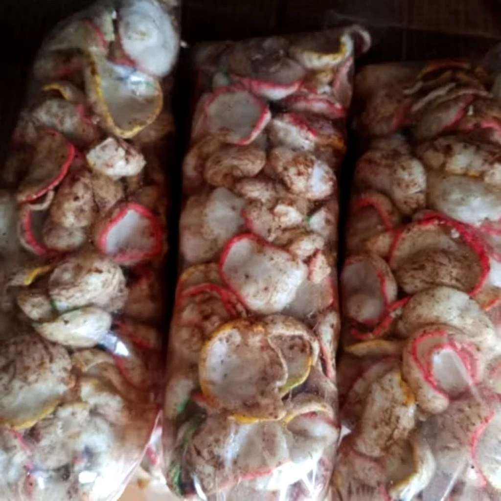 Kerupuk Gurilem Mangkok Bawang Kacang Pedas| Cemilan Kerupuk Gurilem Mangkok /3pcs Aneka Rasa Khas C
