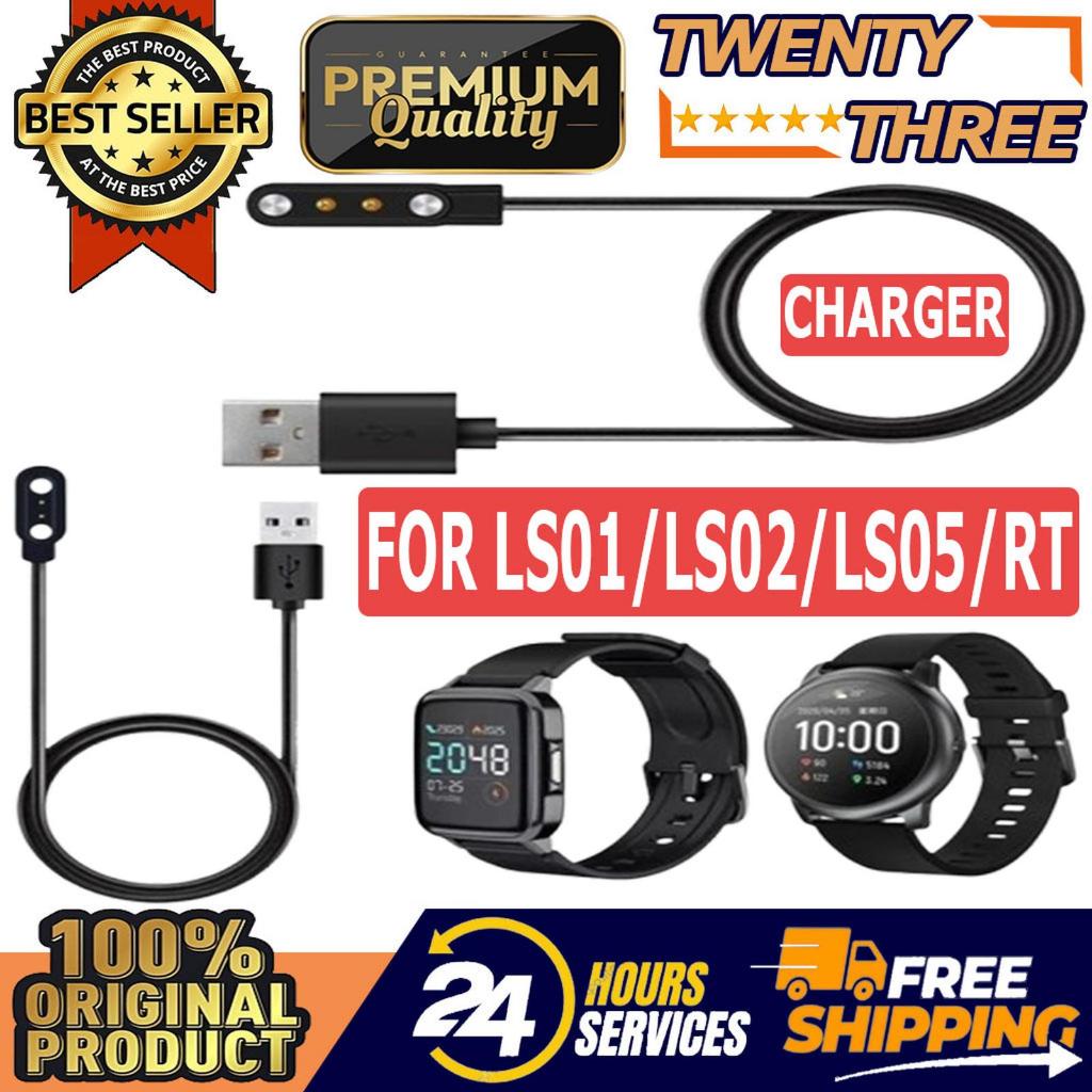 Kabel USB Charger Casan Jam Tangan Smartwatch Haylou Solar LS05 LS01 LS02 LS05 RT Charging Cable