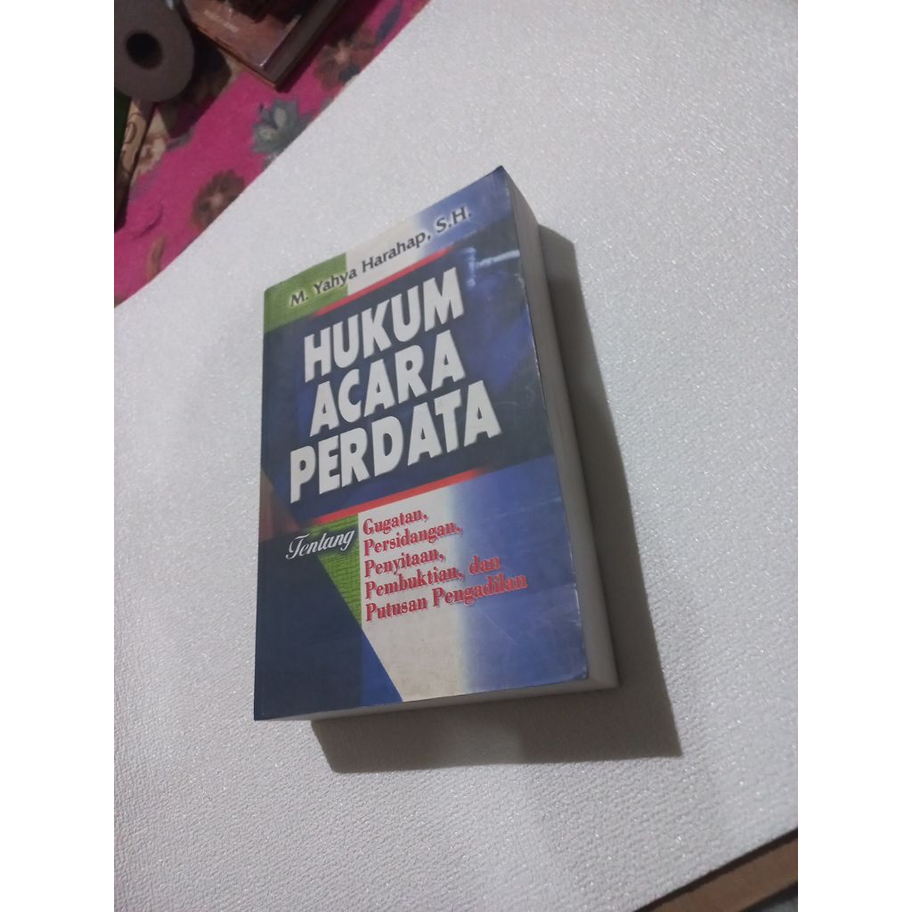 Buku Hukum Acara Perdata M Yahya Harahap original
