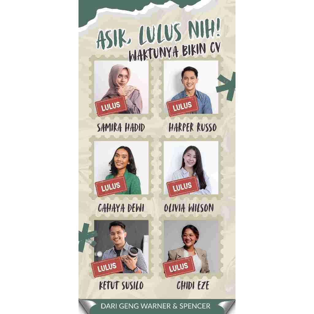 X-Banner Wisuda Free Desain