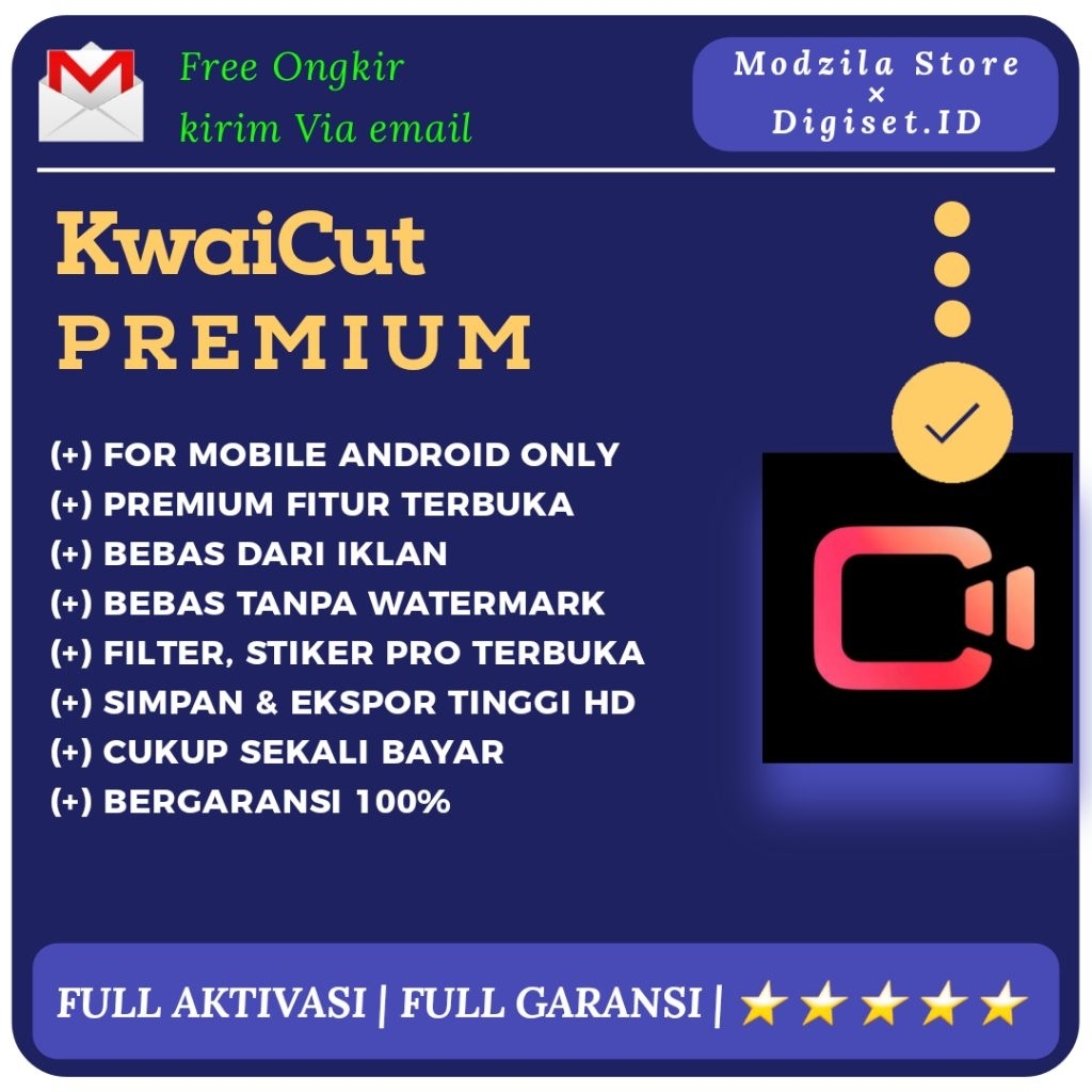 Lifetime KwaiCut Aplikasi KwaiCut  - Modzila store