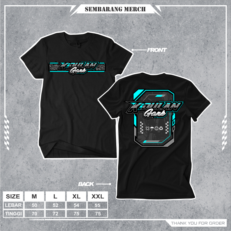 Kaos KIDULAN GANK KAOS PEMUDA bahan cotton pe soft 24s Baju KAOS PEMUDA DESA ERTE ERWE Katun Distro 