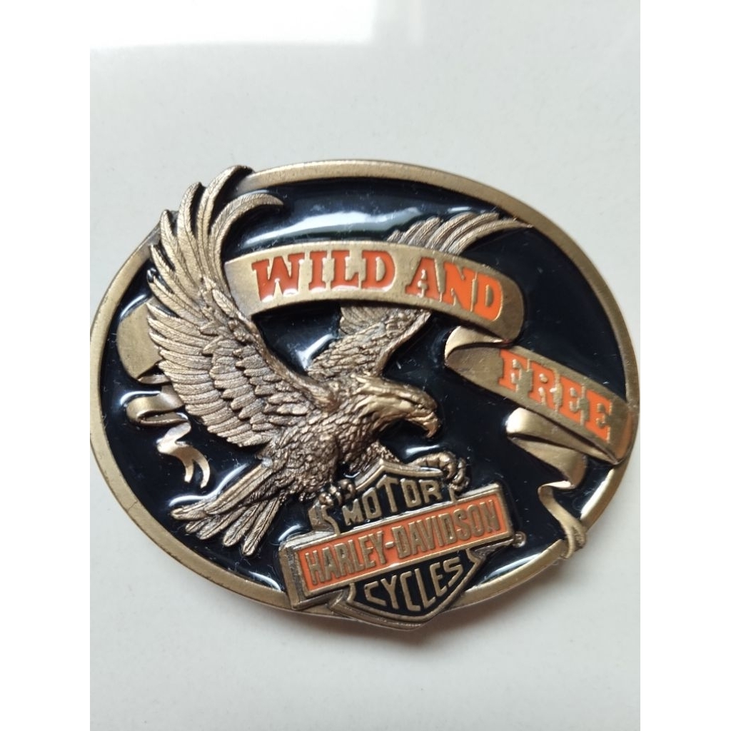 Kepala Ikat Pinggang HARLEY DAVIDSON Original Vintage