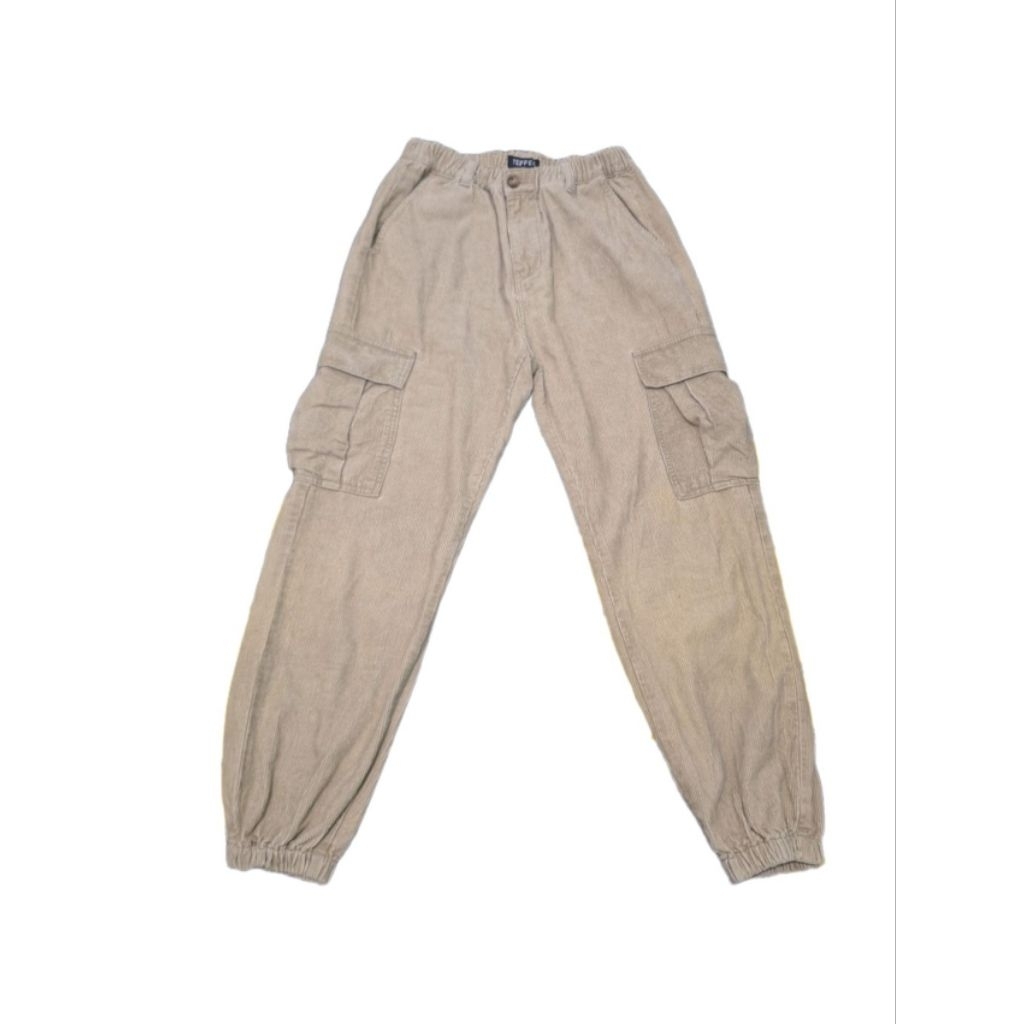 Celana Cargo Corduroy Pria – Model Jogger Kasual (Second/Preloved)
