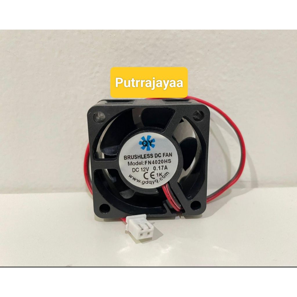 Fan DC 12V 4x4 cm / Fan 4cm DC 12 Volt Tebal 2cm