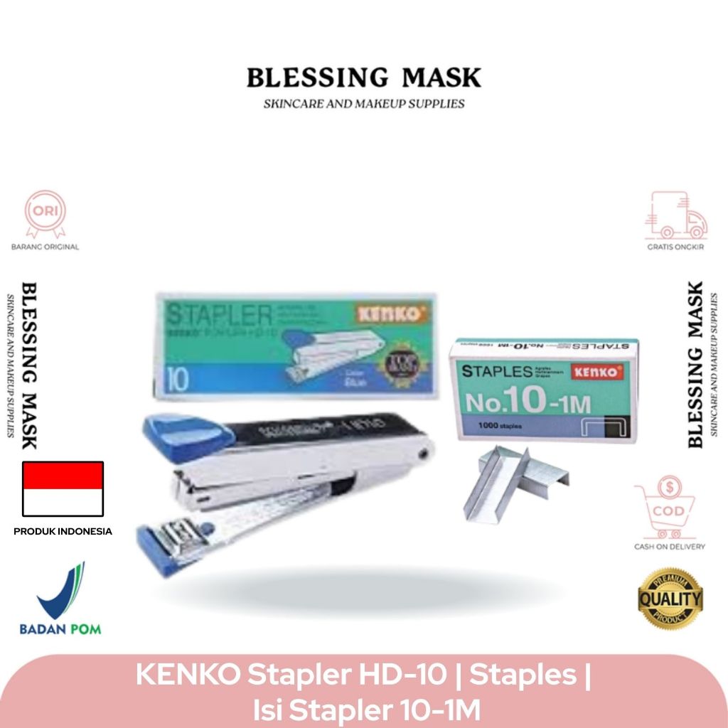 KENKO Stapler HD-10 | Staples | Isi Stapler 10-1M