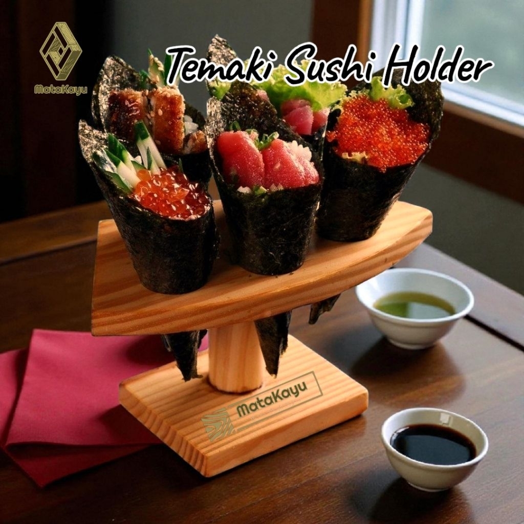 TH-01 Temaki sushi holder tempat sushi roll rak sushi cone es krim cone