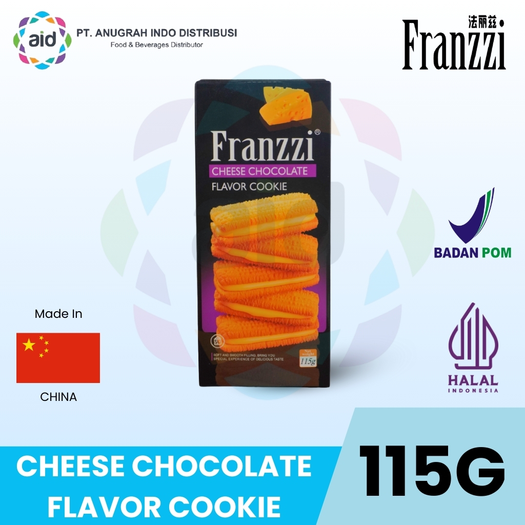Franzzi Cheese Chocolate Flavour Cookie 125g