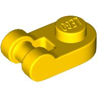 Lego Yellow Part 26047 Plate, Round 1 x 1 with Bar Handle