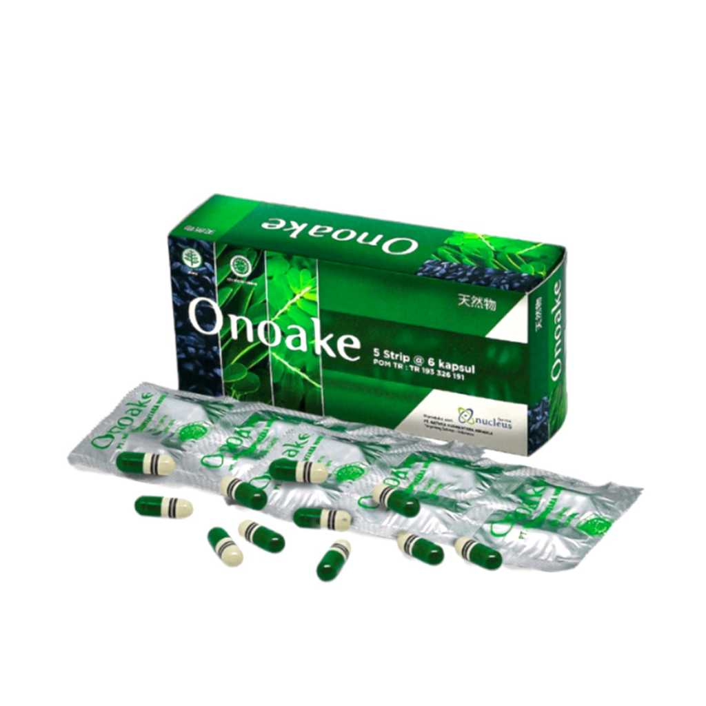 Onoake – Suplemen Herbal Premium | 5 Strip @ 6 Kapsul