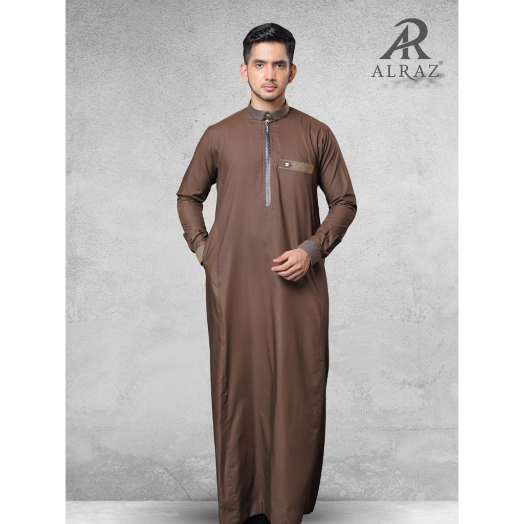 ALRAZ Thobe Fancy Lengan Panjang Syamil 1036