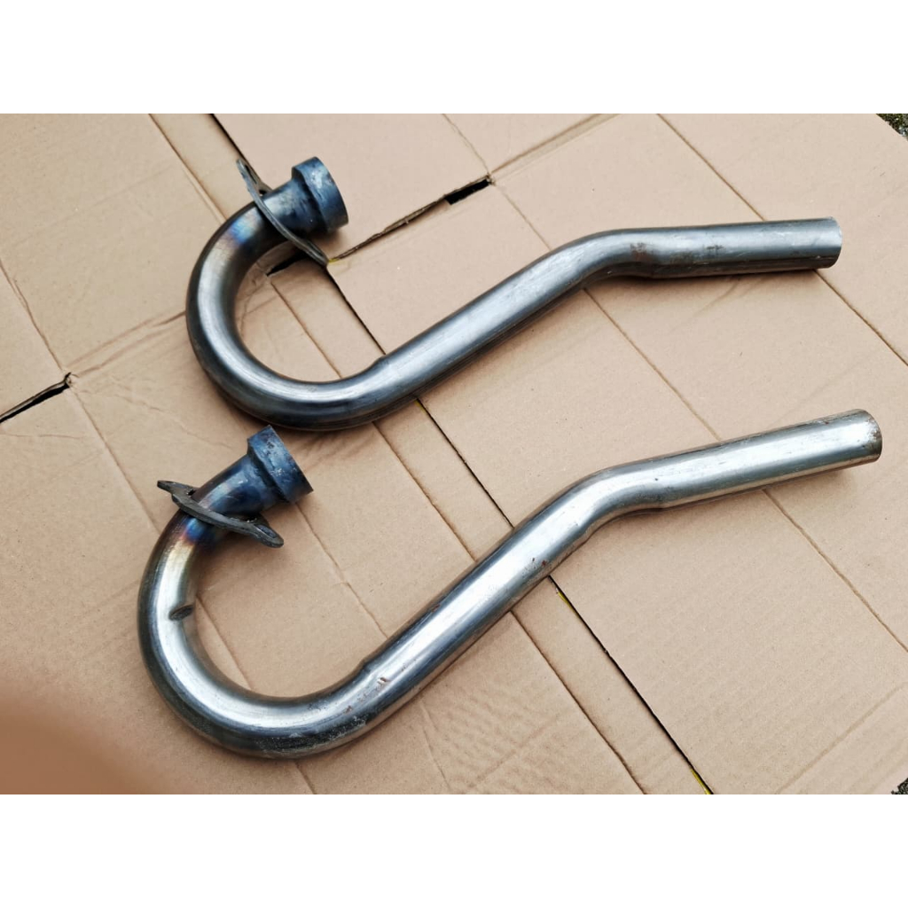 Pipa Header Scorpio Trail Scrambler Leher Knalpot Trail Scorpio