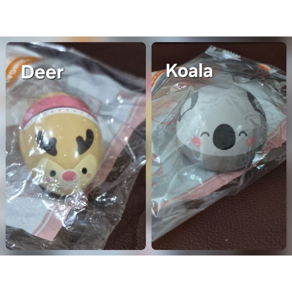 MAINAN SUVENIR MAGNET ANIMALS DAN ULAR TANGGA YOSHINOYA KIDS MEAL