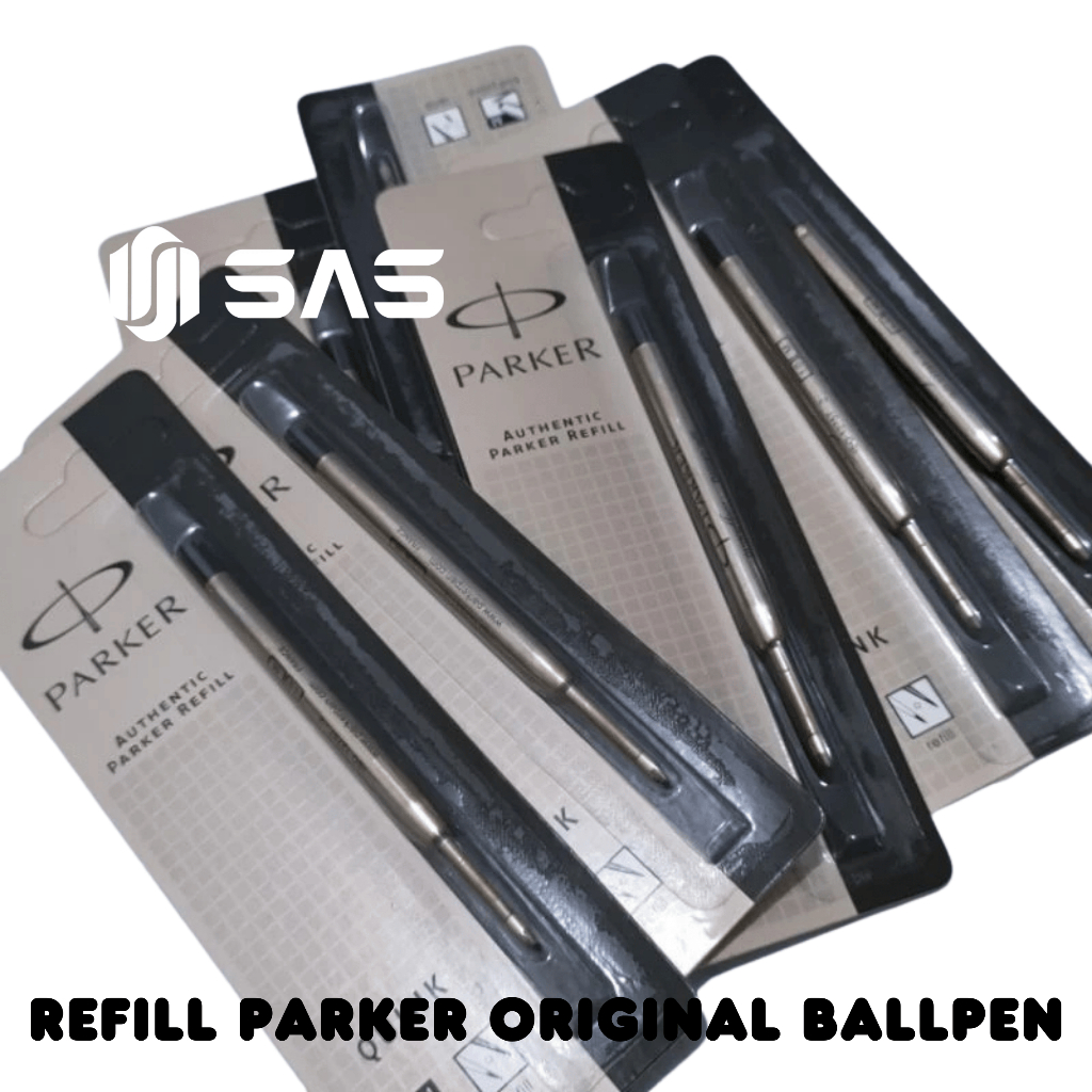 Refill Parker ORIGINAL BallPen | Isi Ulang Pulpen Parker BP | Warna Tinta Hitam
