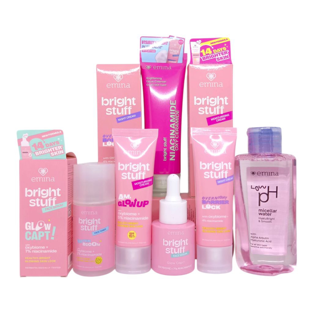 Emina Paket Bright Stuff/Emina Skincare Remaja/Emina Bright Stuff