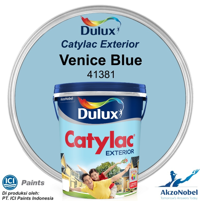 CAT DULUX CATYLAC EXTERIOR 5 KG - VENICE BLUE 41381