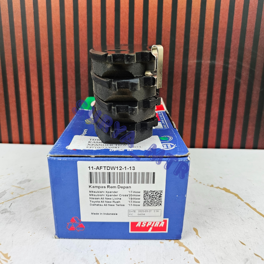 KAMPAS REM DEPAN BRAKE PAD XPANDER TDW
