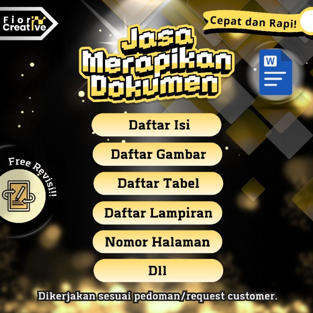 Merapikan Dokumen Word Otomatis | Daftar Isi | Nomor Halaman | Skripsi | Proposal | Tugas