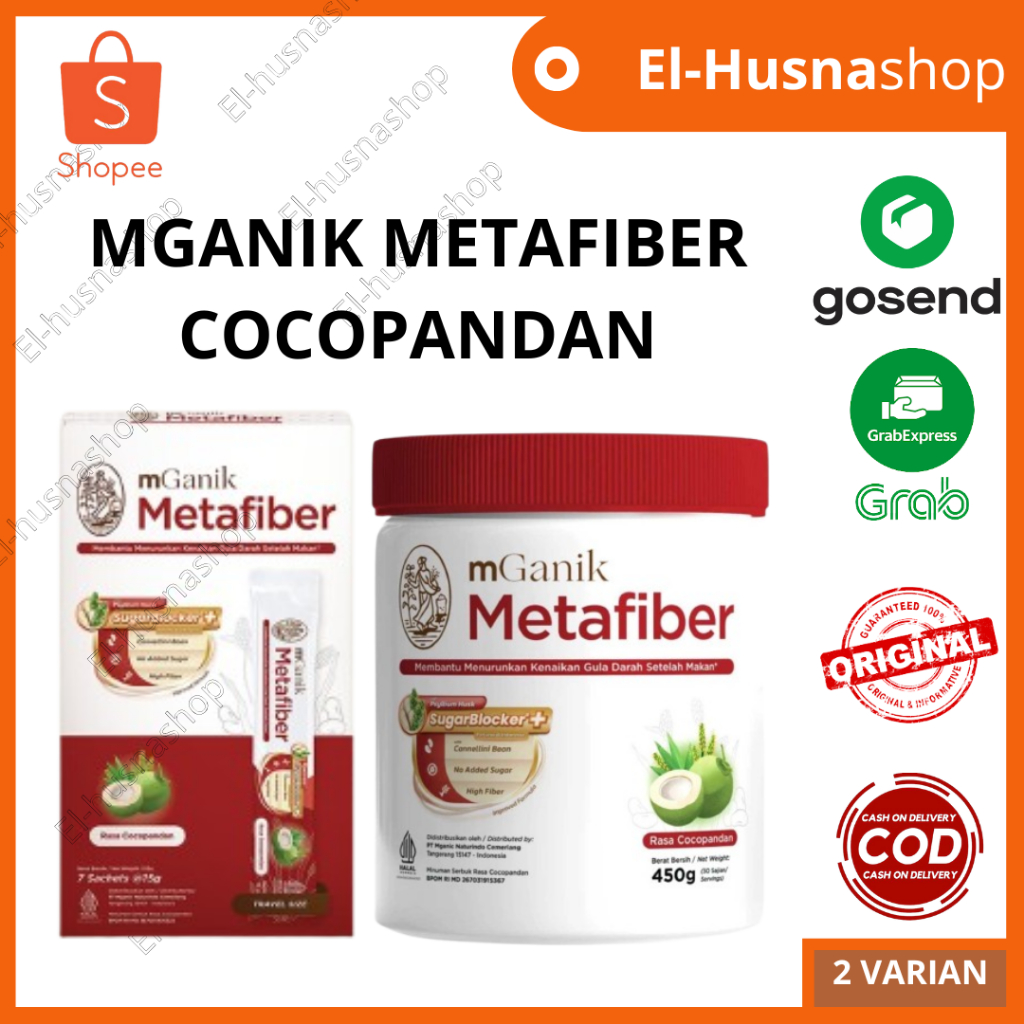 Mganik Metafiber Cocopandan Suplemen Diabetes Asli Original