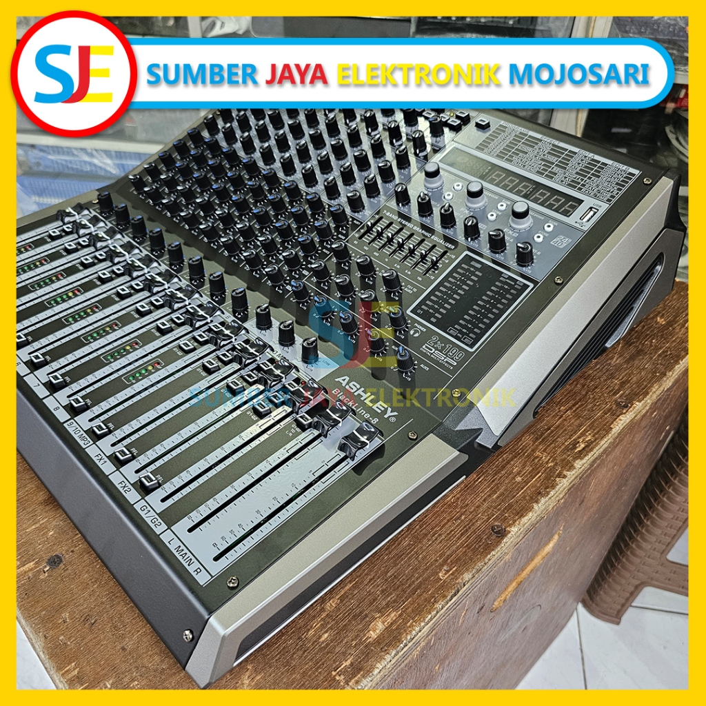 Mixer Ashley BlackLine-8 10 Channel / Mixer Ashley 10 channel Blackline 8