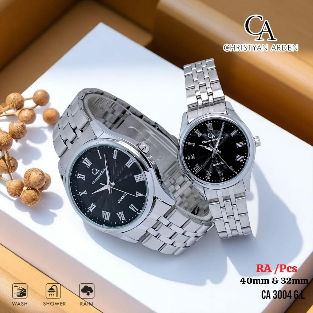 Jam Tangan Rantai CA Kapelan Diameter 40mm&32mm Pria/Wanita