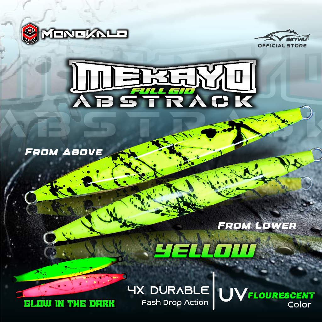 Mongkalo Mekayo noFoil Full-GID Abstrak Fluorescent 100 Kuning