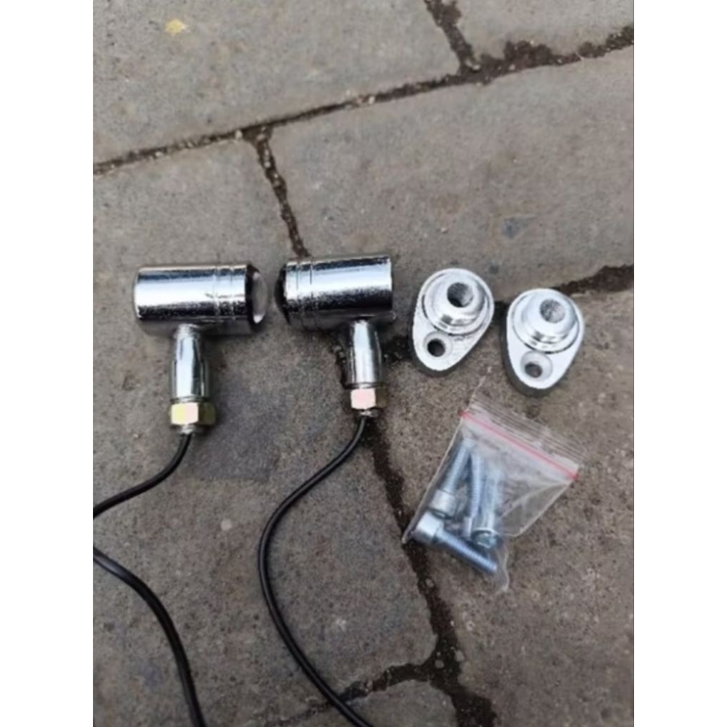 lampu sein led crom stenlish universal riting cb gl set manisan cb manisan gl
