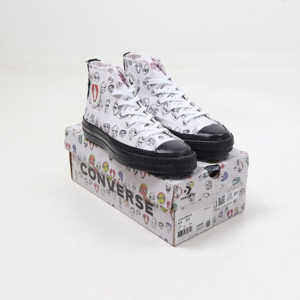 Converse Chuck 70 Shrimps Hi White Black