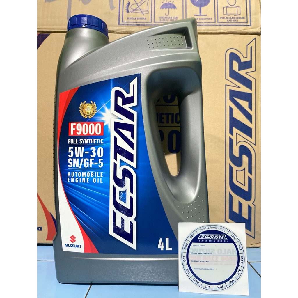 Oli Mesin Ecstar Suzuki F 9000 5W-30 Full Synthetic Original SGO