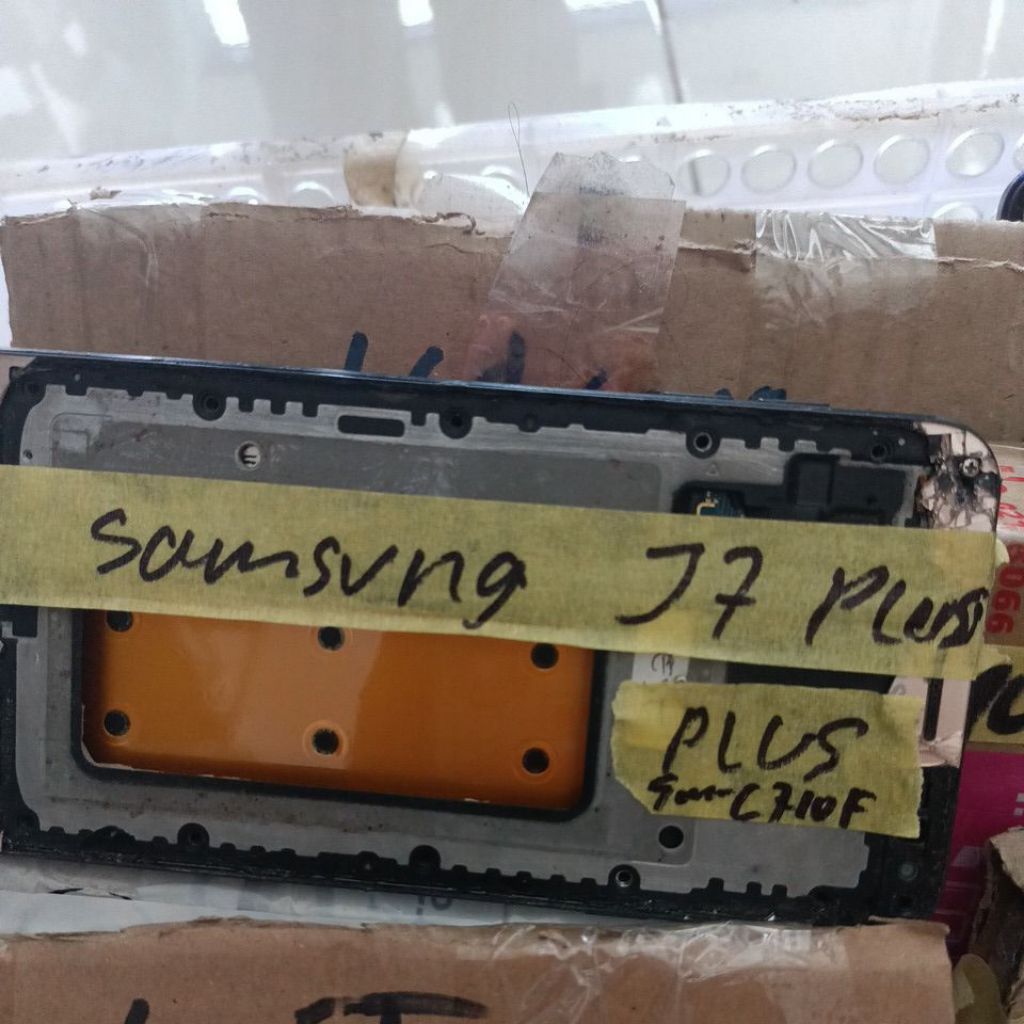 mesin hp Samsung J7 Plus Sm C710F mesin normal udah tested