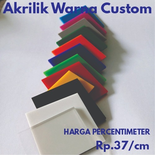 Akrilik Lembaran Akrilik Warna Tebal 2mm