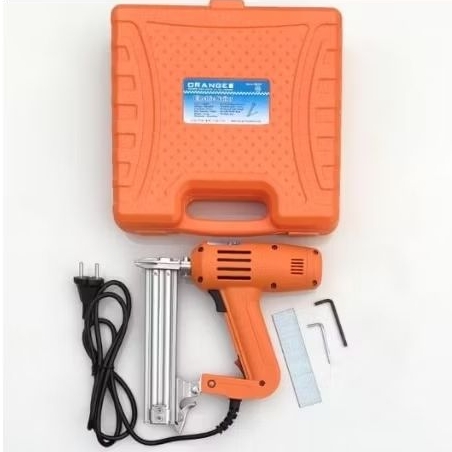 GUN HEKTARE F30 LISTRIK 1800WAT ORANGE ELECTRIC NAILER GUN MESIN PAKU TEMBAK