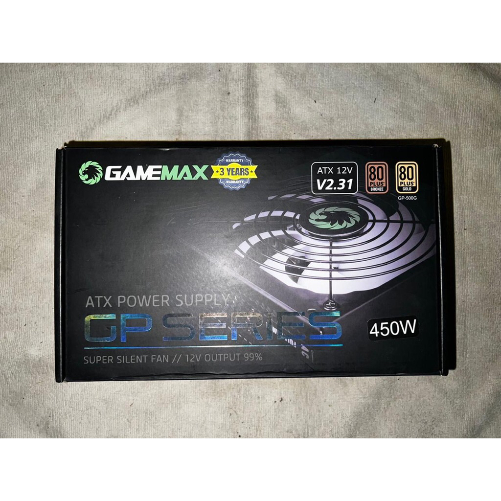 SECOND PSU corsair CV450, 1ST player DK 5.0, Game Max GP450