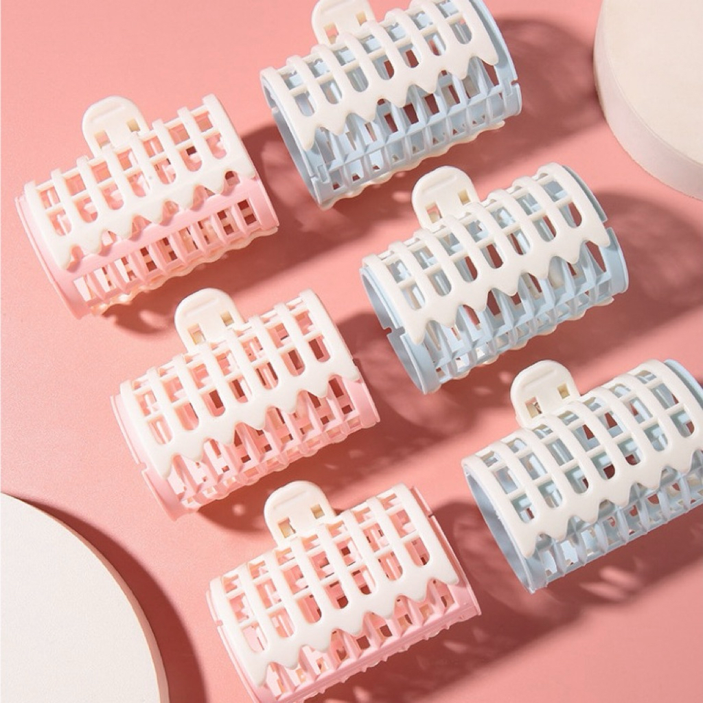 Roll Rambut Besar + Penjepit / Hair Roller Isi 2