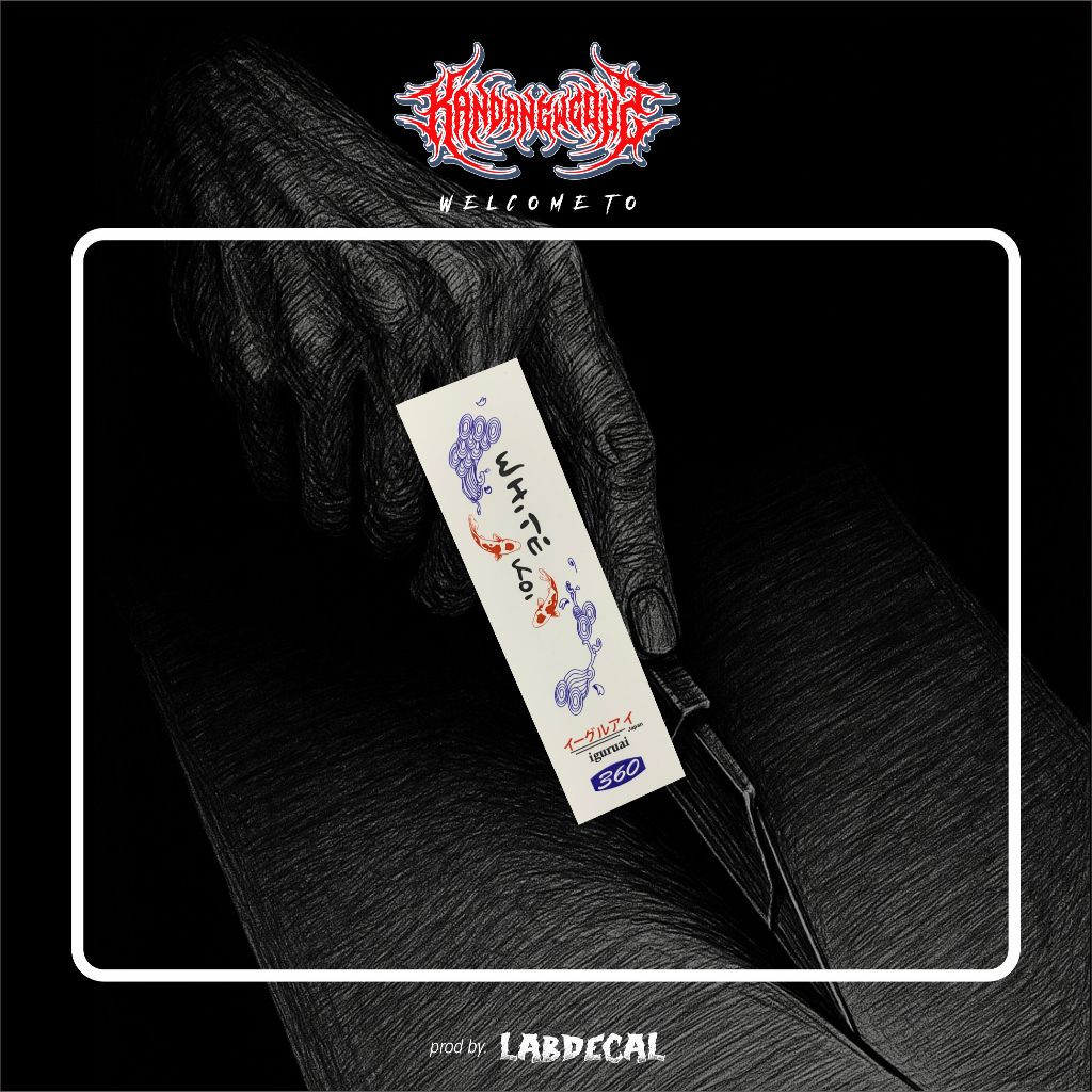 rebuild water slide decal joran tegej white koi